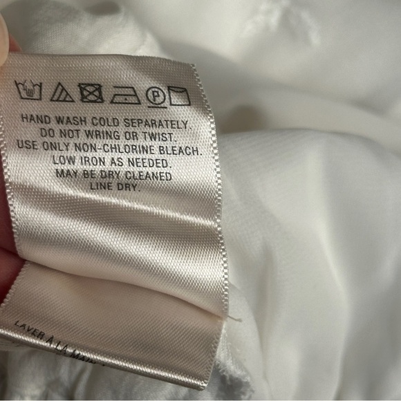 Anthropologie Elevenses White Costa Maya Shorts Size Medium NWT - Picture 7 of 14